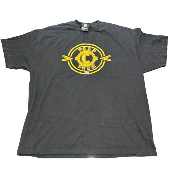 Christian Cage Peep Show WWE 2XL Shirt For The Peeps By The Peeps Black Tee | W1 - Picture 1 of 5
